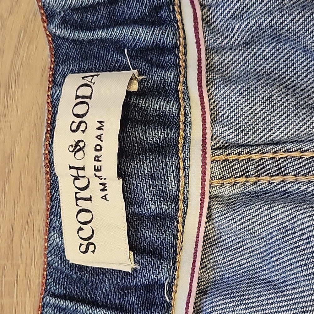 NWT Scotch & Soda Wide Leg High Rise Jeans Size 30 - Picture 3 of 7